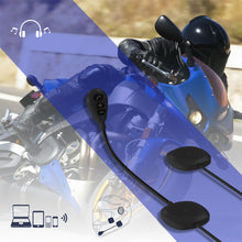 Load image into Gallery viewer, MH05 motorcycle helmet headphone stereo waterproof bluetooth-compatible 5.0 Motorcycle Helmet Wireless Hands-free
