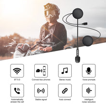 Load image into Gallery viewer, Bluetooth 5.0 Helmet Wireless Headset MH06 Motorcycle Helmet Headphone handfree intercom
