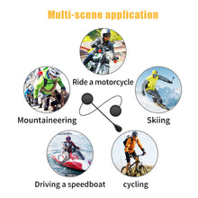 Load image into Gallery viewer, T6 Motorcycle Bluetooth Helmet Headset Wireless Handsfree Earphone Stereo Music Player Helmet Speaker
