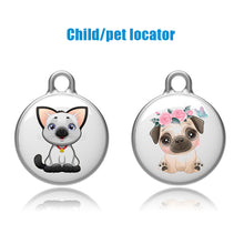 Load image into Gallery viewer, Children's Pet Locator Object Finder Intelligent Positioning Tracker Round Anti-Lost Device
