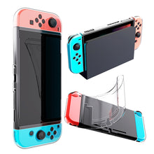 Load image into Gallery viewer, Transparent Protective Case for Nintendo Switch Dockable Hard Shell Crystal Cover OLED Clear Case Screen Protector Accessories
