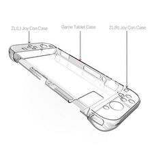 Load image into Gallery viewer, Transparent Protective Case for Nintendo Switch Dockable Hard Shell Crystal Cover OLED Clear Case Screen Protector Accessories
