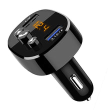 Load image into Gallery viewer, Car Bluetooth-compatible 5.0 Car Kit 2USB Quick Charger 3.1A MP3 Music Player Wireless Handsfree Audio Receiver FM Transmitter
