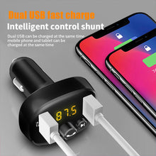 Load image into Gallery viewer, Car Bluetooth-compatible 5.0 Car Kit 2USB Quick Charger 3.1A MP3 Music Player Wireless Handsfree Audio Receiver FM Transmitter
