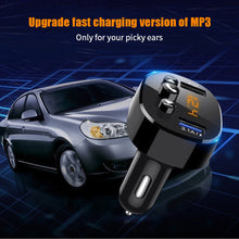 Load image into Gallery viewer, Car Bluetooth-compatible 5.0 Car Kit 2USB Quick Charger 3.1A MP3 Music Player Wireless Handsfree Audio Receiver FM Transmitter
