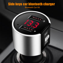 Load image into Gallery viewer, Bluetooth FM Transmitter Audio Aux Modulator Dual USB Fast Car Charger Bluetooth Handsfree Calling Car Kit Car Radio MP3 Player
