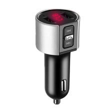 Load image into Gallery viewer, Bluetooth FM Transmitter Audio Aux Modulator Dual USB Fast Car Charger Bluetooth Handsfree Calling Car Kit Car Radio MP3 Player
