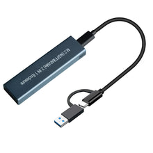 Load image into Gallery viewer, SSD M2 NVMe Case,Dual Protocol M.2 NVME PCIe NGFF SATA M2 SSD Adapter Case HD Externo for 2230 2242 2260 2280 M.2 SSD RTL9210B
