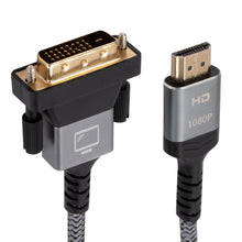 Load image into Gallery viewer, HDMI to DVI Transfer Cable 1m 24+1Two-way Mutual Transfer High-Definition Cable Computer to Monitor
