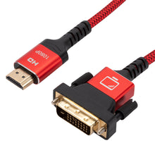 Load image into Gallery viewer, HDMI to DVI Transfer Cable 1.8m 24+1Two-way Mutual Transfer High-Definition Cable Computer to Monitor
