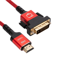 Load image into Gallery viewer, HDMI to DVI Transfer Cable 1.8m 24+1Two-way Mutual Transfer High-Definition Cable Computer to Monitor
