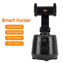 Load image into Gallery viewer, Holder Smart AI Gimbal Personal Robot IA Face Cameraman 360° Rotation Face Tracking Mobile Phone Stand ABS Plastic Dropship
