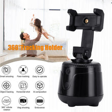 Load image into Gallery viewer, Holder Smart AI Gimbal Personal Robot IA Face Cameraman 360° Rotation Face Tracking Mobile Phone Stand ABS Plastic Dropship
