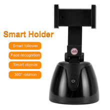 Load image into Gallery viewer, Holder Smart AI Gimbal Personal Robot IA Face Cameraman 360° Rotation Face Tracking Mobile Phone Stand ABS Plastic Dropship
