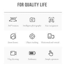 Load image into Gallery viewer, Holder Smart AI Gimbal Personal Robot IA Face Cameraman 360° Rotation Face Tracking Mobile Phone Stand ABS Plastic Dropship
