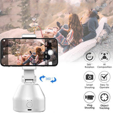 Load image into Gallery viewer, Holder Smart AI Gimbal Personal Robot IA Face Cameraman 360° Rotation Face Tracking Mobile Phone Stand ABS Plastic Dropship
