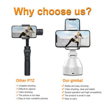 Load image into Gallery viewer, Holder Smart AI Gimbal Personal Robot IA Face Cameraman 360° Rotation Face Tracking Mobile Phone Stand ABS Plastic Dropship
