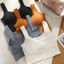 Load image into Gallery viewer, Women Seamless Yoga Bra Breathable Sports Bra Anti-sweat Fitness Top Shockproof Crop Top Push up Sport Bra Gym Workout Top
