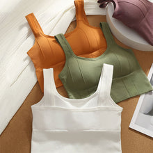 Load image into Gallery viewer, Women Seamless Yoga Bra Breathable Sports Bra Anti-sweat Fitness Top Shockproof Crop Top Push up Sport Bra Gym Workout Top
