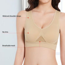 Load image into Gallery viewer, Women Yoga Underwear Bra Women Underwear Breathable Seamless Bralette With Pads Cup Wireless Vest Fitness Push Up Brassiere
