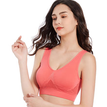 Load image into Gallery viewer, Women Yoga Underwear Bra Women Underwear Breathable Seamless Bralette With Pads Cup Wireless Vest Fitness Push Up Brassiere
