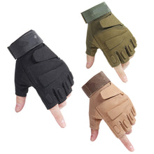 Load image into Gallery viewer, Outdoor Tactical Gloves Sport Gloves Half Finger Military Men Women Combat Hunting Fitness Fingerless Gloves
