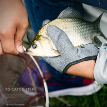 Load image into Gallery viewer, Fishing Gloves Anti-Slip Protect Hand from Puncture Scrapes Fisherman Professional Catch Fish Hunting Gloves
