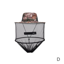 Load image into Gallery viewer, Hike Foldable Mosquito Hat With Hidden Net Mesh Repellent Insect Bee Protection Casual Outdoor Sunscreen Fishing Cap
