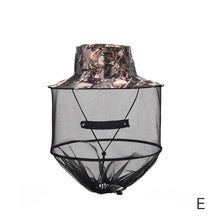 Load image into Gallery viewer, Hike Foldable Mosquito Hat With Hidden Net Mesh Repellent Insect Bee Protection Casual Outdoor Sunscreen Fishing Cap
