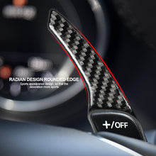 Load image into Gallery viewer, Pair Carbon Fiber Steering Wheel Shift Paddles Extension Shifter Covers Car Accessories for Mazda 3 Axela 6 Atenza CX-5 CX-4
