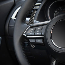 Load image into Gallery viewer, Pair Carbon Fiber Steering Wheel Shift Paddles Extension Shifter Covers Car Accessories for Mazda 3 Axela 6 Atenza CX-5 CX-4
