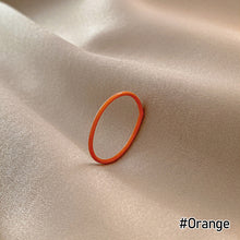 Load image into Gallery viewer, Color Thin Ring Female Summer Fashion All-match Cute Simple Candy Color Fashion Personality Female Wind Tail Ring Jewelry
