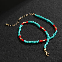 Load image into Gallery viewer, Summer Bohemian Rice Bead Necklace Sweet Handmade Clavicle Choker Fashion Beaded Contrasting Colors Necklace Men Jewelry Gifts
