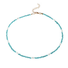 Load image into Gallery viewer, Fashion Sweet Multicolored Rice Bead Necklace Bohemian Imitation Pearl Clavicle Choker Beaded Necklace Women Jewelry Gifts
