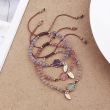 Load image into Gallery viewer, Fashion Hand-woven Stone Bracelet Creative Bracelet Pink Adjustable Rice Beads Bracelet Beaded Bracelets Women Jewelry Gifts

