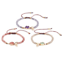 Load image into Gallery viewer, Fashion Hand-woven Stone Bracelet Creative Bracelet Pink Adjustable Rice Beads Bracelet Beaded Bracelets Women Jewelry Gifts
