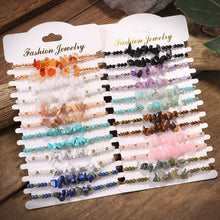 Load image into Gallery viewer, Fashion Hand-woven Bracelet Color Irregular Crushed Stone Rice Beads Bracelet Beaded Bracelets Fashion Women Men Jewelry Gifts

