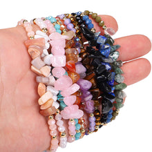 Load image into Gallery viewer, Fashion Hand-woven Bracelet Color Irregular Crushed Stone Rice Beads Bracelet Beaded Bracelets Fashion Women Men Jewelry Gifts

