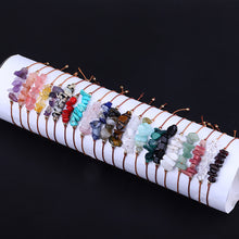 Load image into Gallery viewer, Irregular Broken Stone Woven Wax Thread Bracelet Bohemian Tiger Eye Beach Hand Rope Bracelets Fashion Women Men Jewelry Gifts
