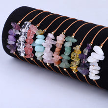 Load image into Gallery viewer, Irregular Broken Stone Woven Wax Thread Bracelet Bohemian Tiger Eye Beach Hand Rope Bracelets Fashion Women Men Jewelry Gifts
