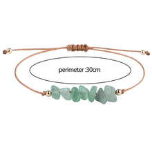 Load image into Gallery viewer, Irregular Broken Stone Woven Wax Thread Bracelet Bohemian Tiger Eye Beach Hand Rope Bracelets Fashion Women Men Jewelry Gifts
