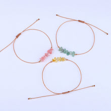Load image into Gallery viewer, Irregular Broken Stone Woven Wax Thread Bracelet Bohemian Tiger Eye Beach Hand Rope Bracelets Fashion Women Men Jewelry Gifts
