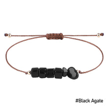 Load image into Gallery viewer, Irregular Broken Stone Woven Wax Thread Bracelet Bohemian Tiger Eye Beach Hand Rope Bracelets Fashion Women Men Jewelry Gifts
