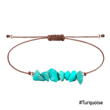 Load image into Gallery viewer, Irregular Broken Stone Woven Wax Thread Bracelet Bohemian Tiger Eye Beach Hand Rope Bracelets Fashion Women Men Jewelry Gifts
