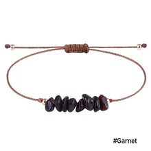 Load image into Gallery viewer, Irregular Broken Stone Woven Wax Thread Bracelet Bohemian Tiger Eye Beach Hand Rope Bracelets Fashion Women Men Jewelry Gifts
