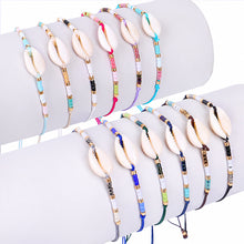 Load image into Gallery viewer, Thin Bohemian Beaded Bracelets Creative Bohe Wrist Chain Rice Beads Handmade Knitted Bracelets Fashion Women Men Jewelry Gifts
