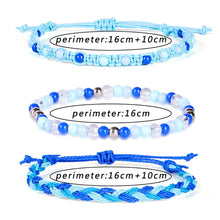 Load image into Gallery viewer, 3pcs/set Bohemian Braided Beaded Bracelets Fashion Wrist Chain Rice Beads Bracelets Handmade Creative Women Men Jewelry Gifts
