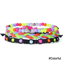 Load image into Gallery viewer, 3pcs/set Bohemian Braided Beaded Bracelets Fashion Wrist Chain Rice Beads Bracelets Handmade Creative Women Men Jewelry Gifts
