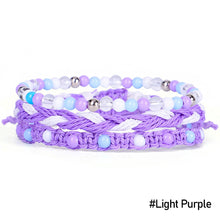 Load image into Gallery viewer, 3pcs/set Bohemian Braided Beaded Bracelets Fashion Wrist Chain Rice Beads Bracelets Handmade Creative Women Men Jewelry Gifts
