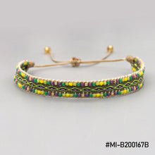 Load image into Gallery viewer, Bohemian Retro Braided Beaded Bracelets Fashion Wrist Chain Rice Beads Bracelets Handmade Creative Women Men Jewelry Gifts
